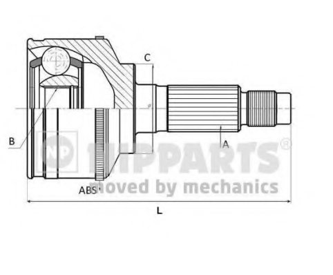 NIPPARTS N2825035 Joint Kit, drive shaft